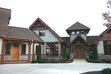 Mountain timber homes