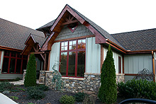 Mountain timber homes