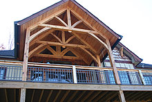 Mountain timber homes