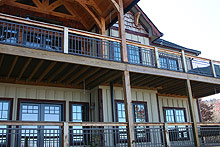 Mountain timber homes