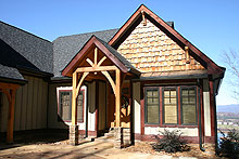 Mountain timber homes