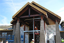 Mountain timber homes